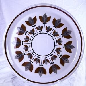 Vintage Mikasa Platter Plate 1970’s Light n Lively Ode D5852 Oven to Table 12"